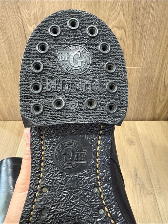Vtg BF Goodrich Jump Boots Deadstock 9.5R Combat Military Hood Rubber MA Lot I main image 7